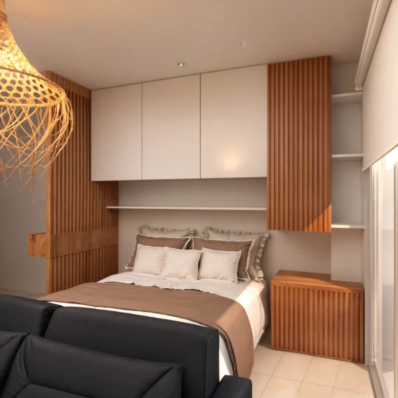 RENDER MUEBLE CAMA
